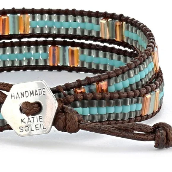 New Handmade Miyuki Beads Double Wrap Bracelet - Picture 4 of 5